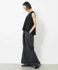 FMLAA03230 MICHEL KLEIN(ミッシェルクラン) デニムライクラップパンツ ネイビー(57)