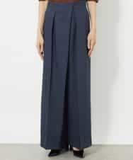 FMLAA03230 MICHEL KLEIN(ミッシェルクラン) デニムライクラップパンツ ネイビー(57)