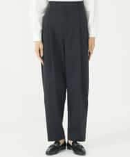 FMLAA07240 MICHEL KLEIN(ミッシェルクラン) ハイパワーストレッチバレルパンツ ブラック(94)