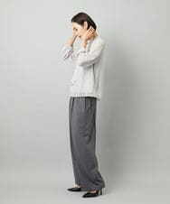 FMLAD10230 MICHEL KLEIN(ミッシェルクラン) コージーワイドパンツ ネイビー