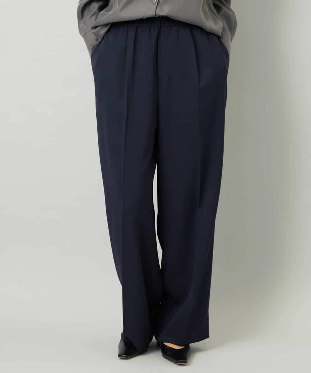 FMLAD10230 MICHEL KLEIN(ミッシェルクラン) コージーワイドパンツ ネイビー