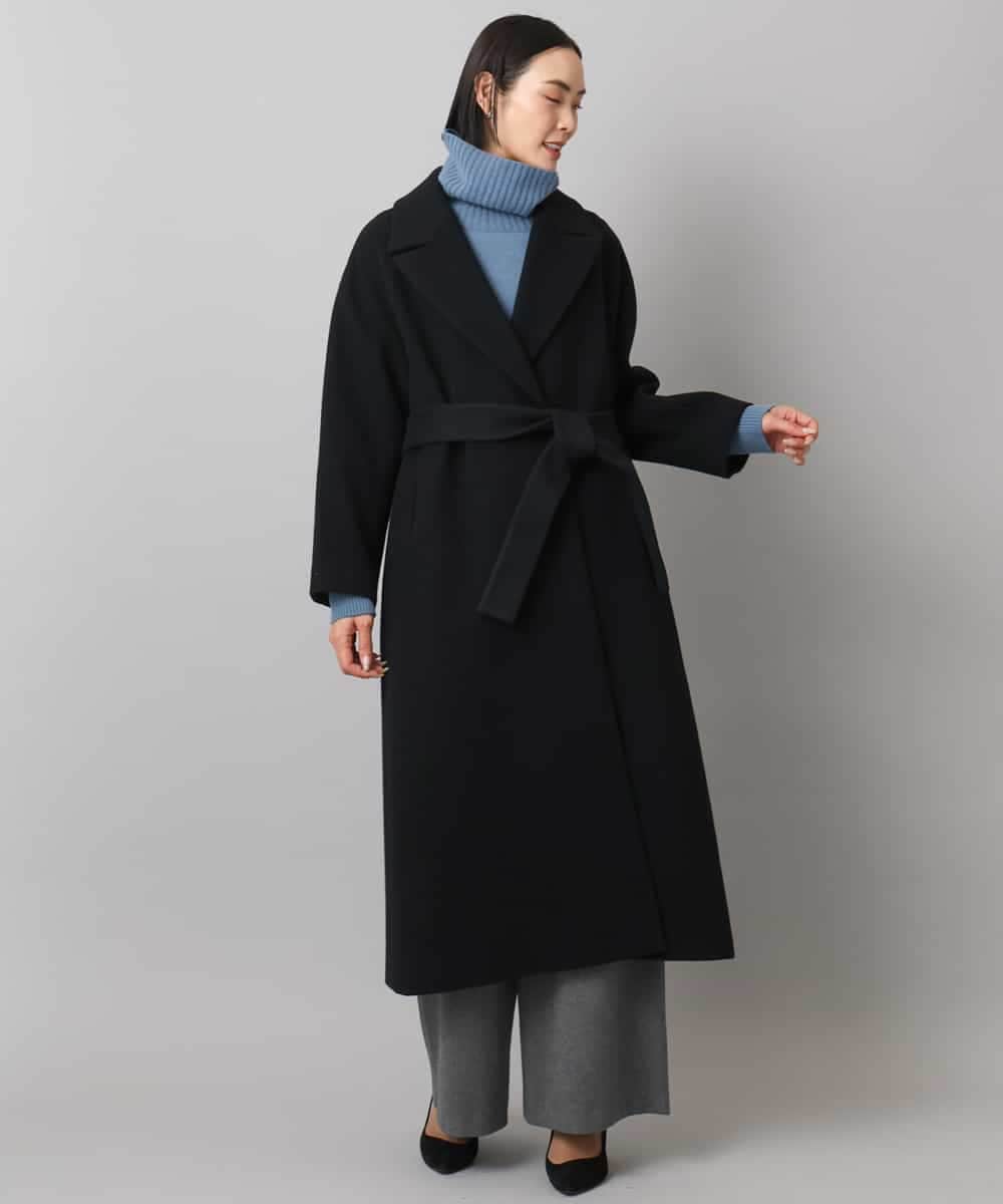 FMLAD14260 MICHEL KLEIN(ミッシェルクラン) 2WAYストレッチワイドパンツ グレー