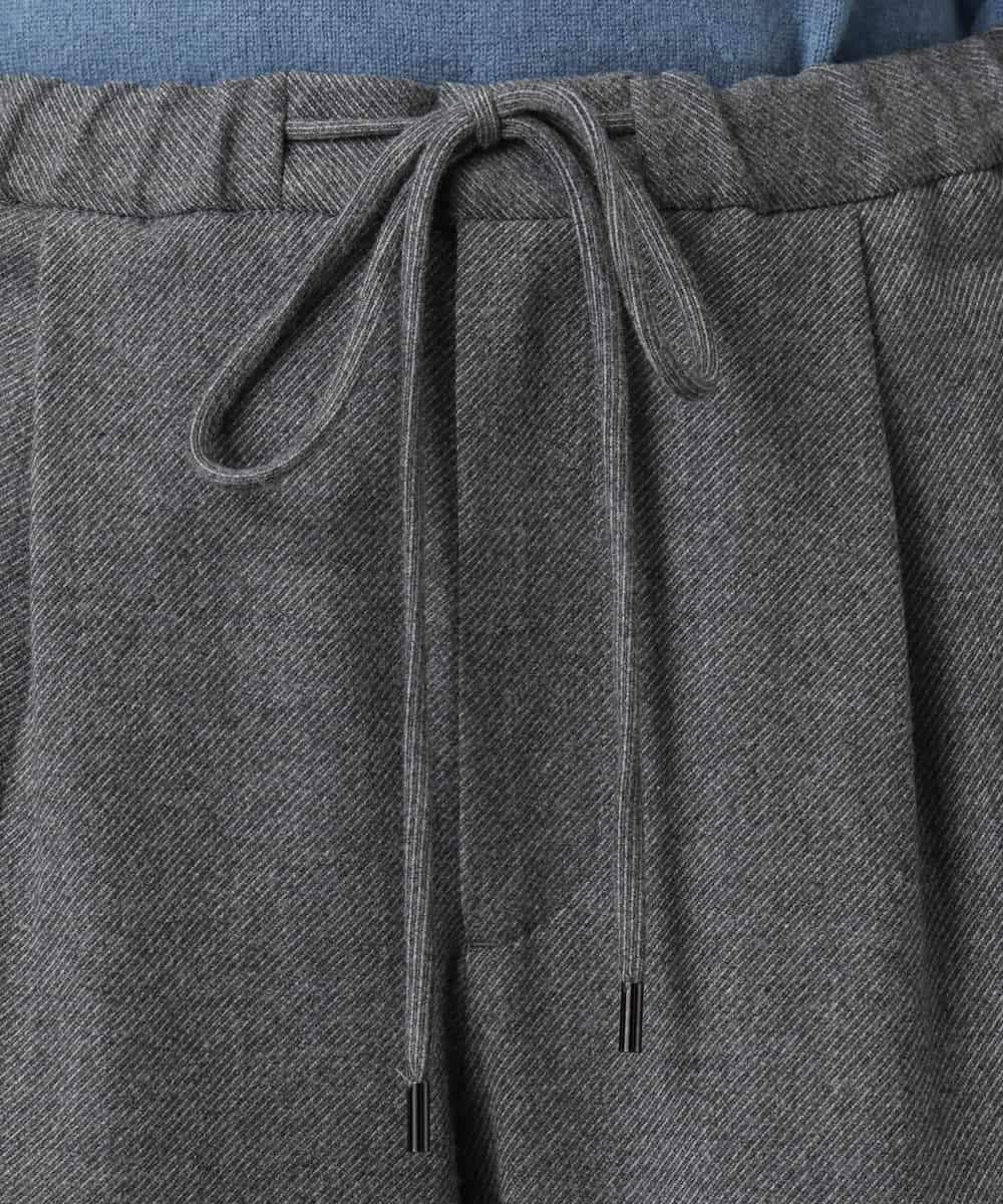 FMLAD14260 MICHEL KLEIN(ミッシェルクラン) 2WAYストレッチワイドパンツ グレー