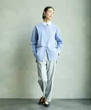 FMLAD15200 MICHEL KLEIN(ミッシェルクラン) コージーパンツ ライトグレー