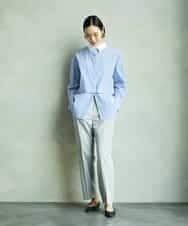 FMLAD15200 MICHEL KLEIN(ミッシェルクラン) コージーパンツ ライトグレー