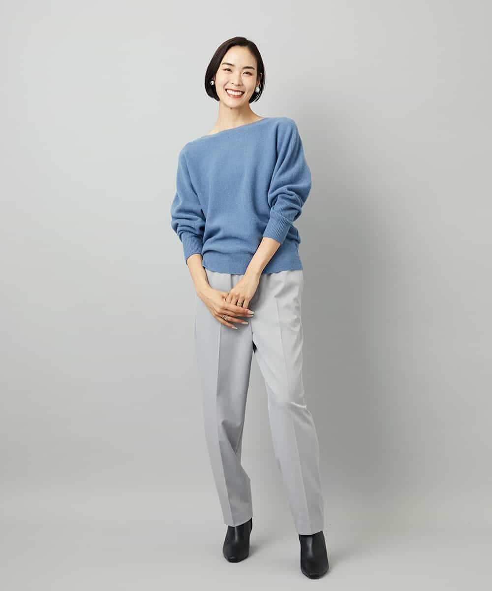 FMLAD15200 MICHEL KLEIN(ミッシェルクラン) コージーパンツ ライトグレー