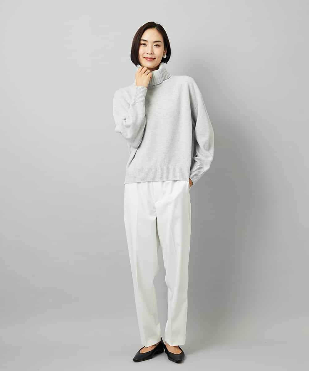 FMLAD15200 MICHEL KLEIN(ミッシェルクラン) コージーパンツ ライトグレー