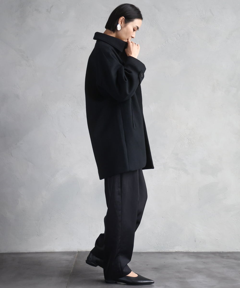 FMLAD18230 MICHEL KLEIN(ミッシェルクラン) バレルパンツ グリーン