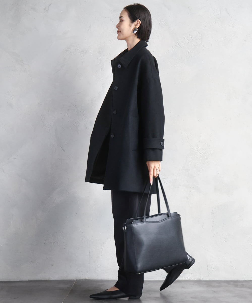 FMLAD18230 MICHEL KLEIN(ミッシェルクラン) バレルパンツ グリーン