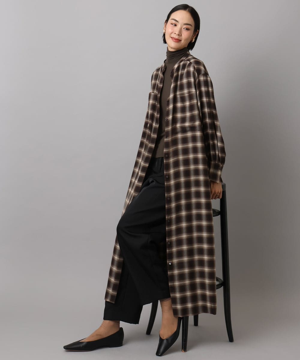 FMLAD18230 MICHEL KLEIN(ミッシェルクラン) バレルパンツ グリーン