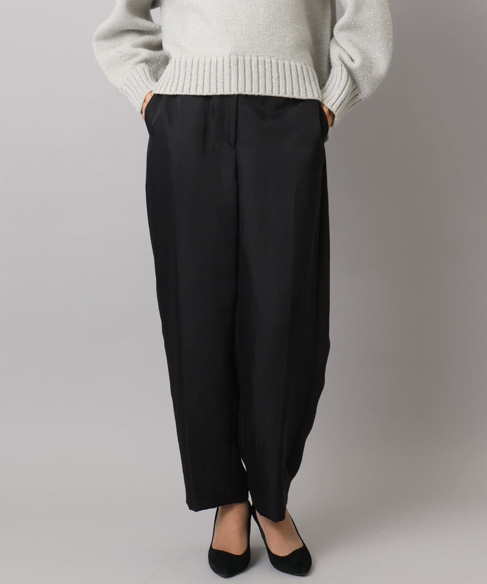 FMLAD18230 MICHEL KLEIN(ミッシェルクラン) バレルパンツ グリーン