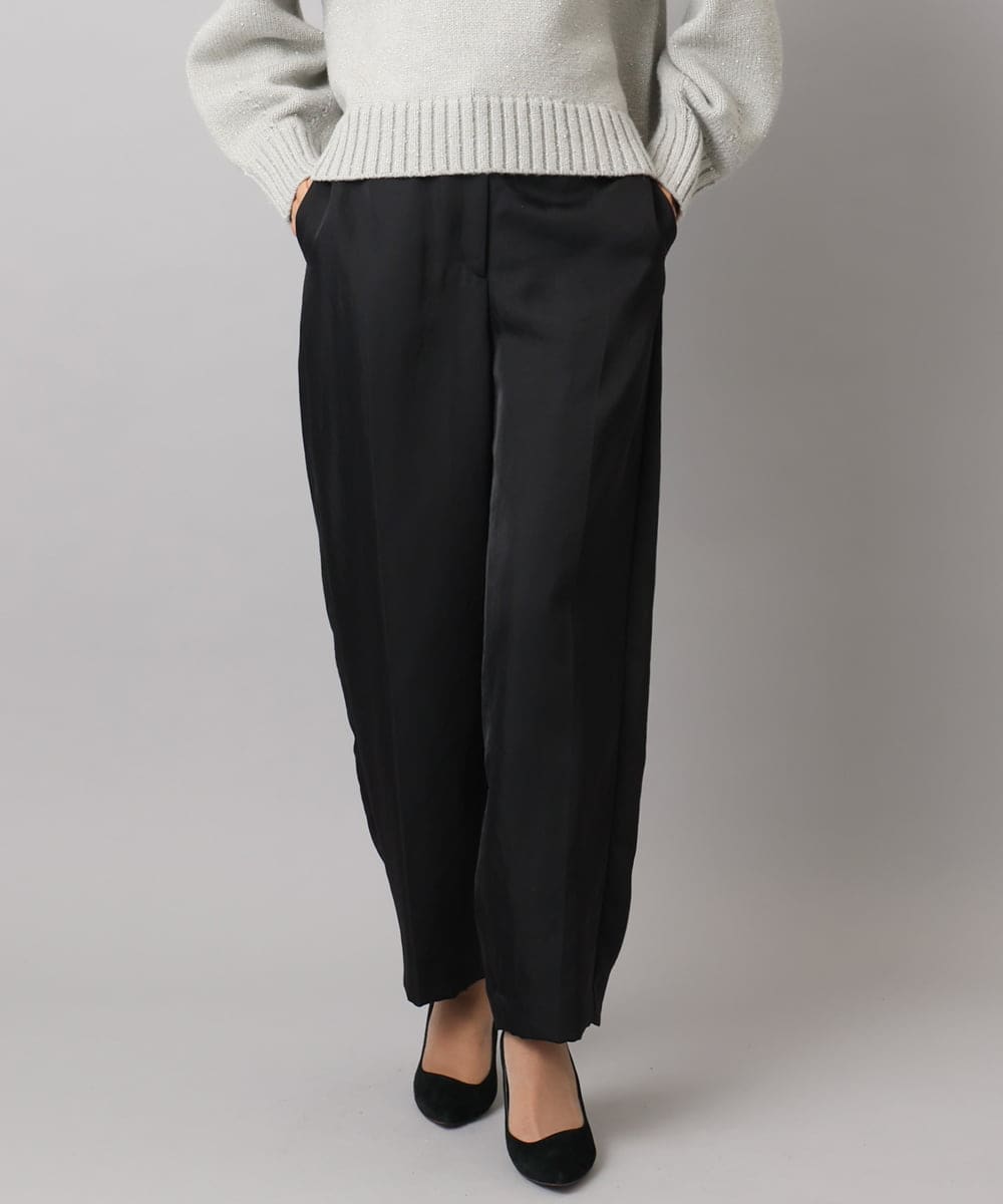 FMLAD18230 MICHEL KLEIN(ミッシェルクラン) バレルパンツ グリーン