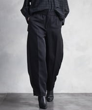 FMLAD18230 MICHEL KLEIN(ミッシェルクラン) バレルパンツ グリーン