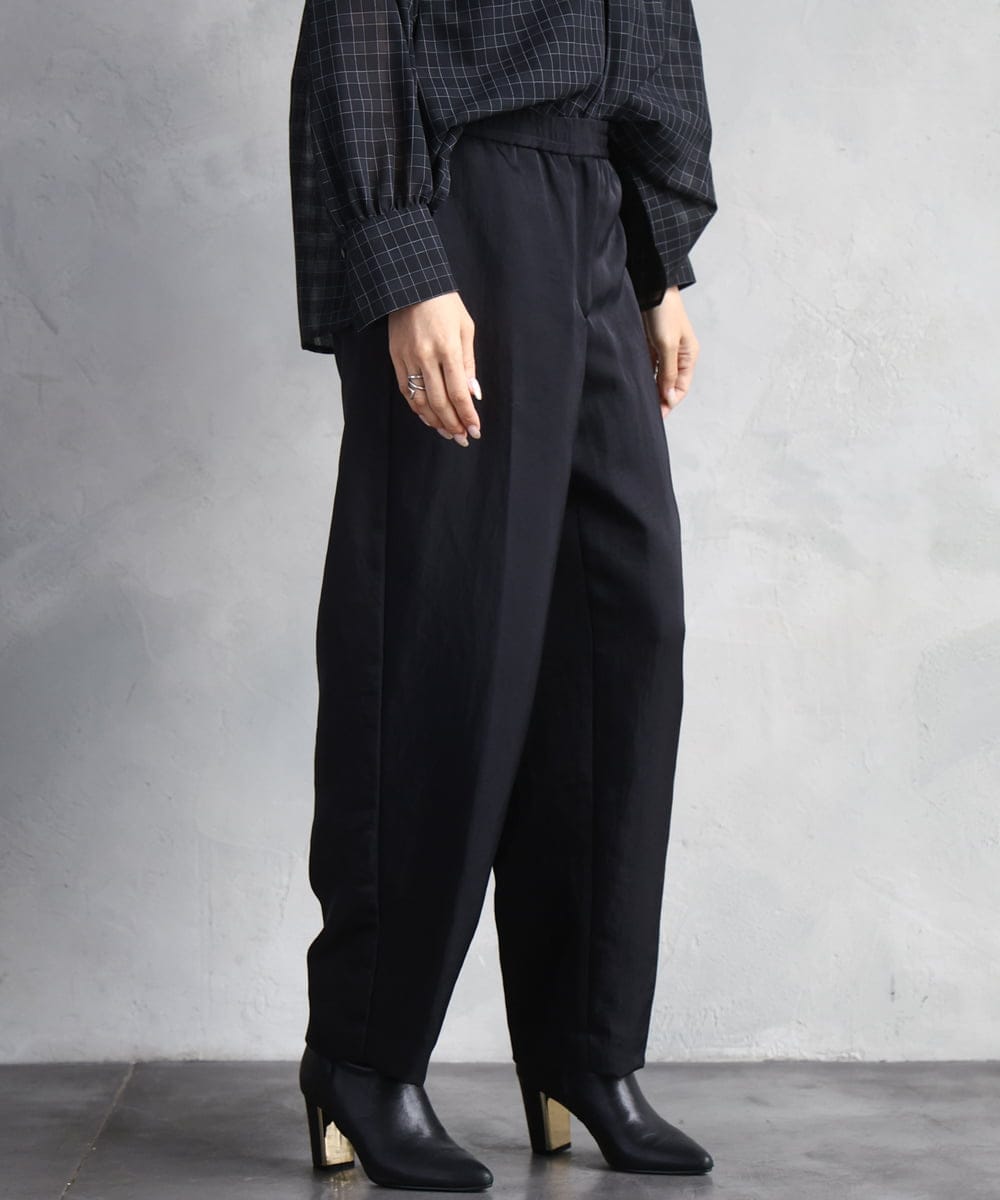 FMLAD18230 MICHEL KLEIN(ミッシェルクラン) バレルパンツ グリーン