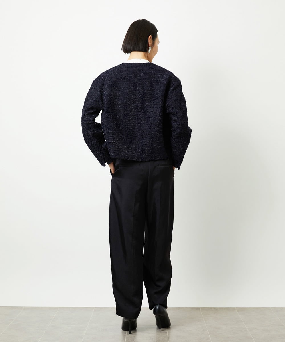 FMLAD18230 MICHEL KLEIN(ミッシェルクラン) バレルパンツ グリーン