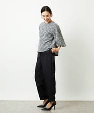 FMLAD18230 MICHEL KLEIN(ミッシェルクラン) バレルパンツ グリーン