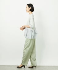 FMLAD18230 MICHEL KLEIN(ミッシェルクラン) バレルパンツ グリーン