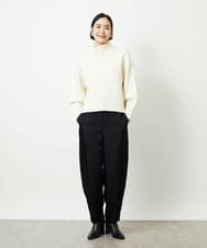 FMLAD18230 MICHEL KLEIN(ミッシェルクラン) バレルパンツ グリーン