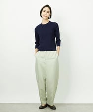 FMLAD18230 MICHEL KLEIN(ミッシェルクラン) バレルパンツ グリーン