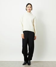 FMLAD18230 MICHEL KLEIN(ミッシェルクラン) バレルパンツ グリーン