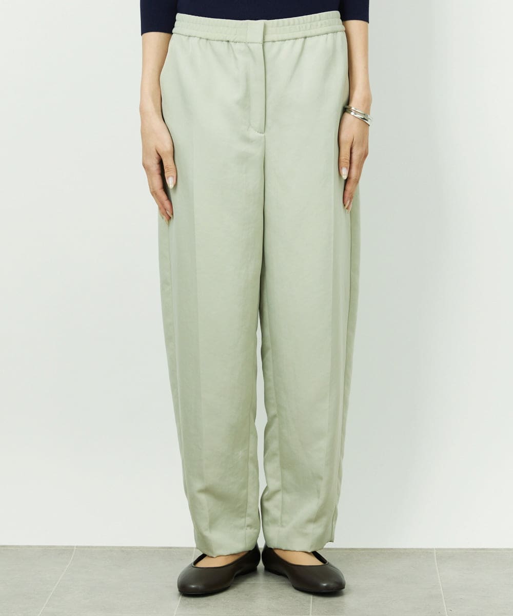 FMLAD18230 MICHEL KLEIN(ミッシェルクラン) バレルパンツ グリーン