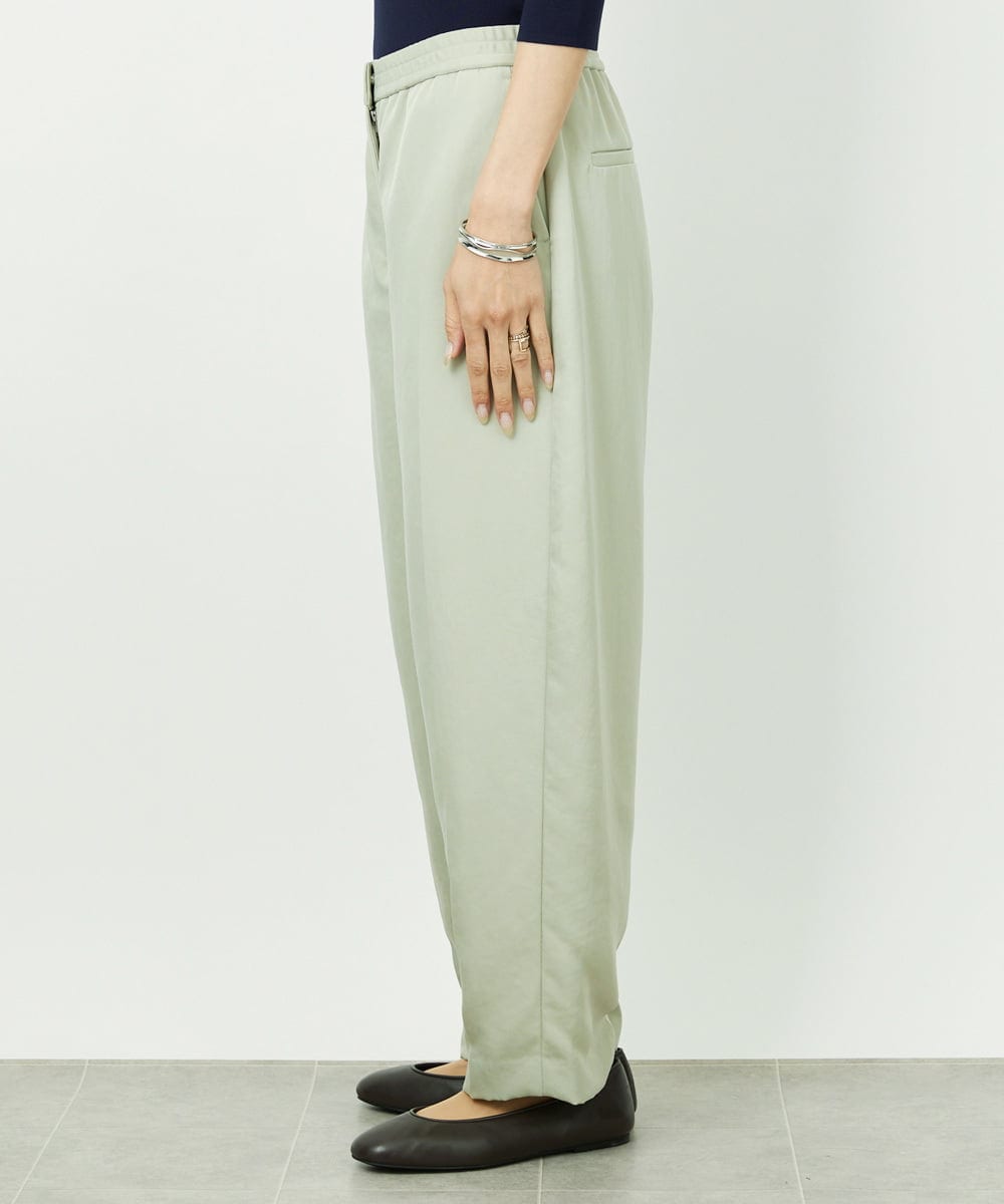 FMLAD18230 MICHEL KLEIN(ミッシェルクラン) バレルパンツ グリーン