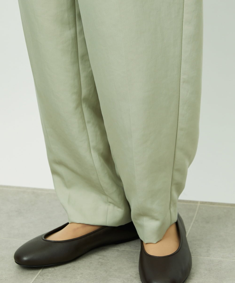 FMLAD18230 MICHEL KLEIN(ミッシェルクラン) バレルパンツ グリーン