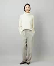 FMLAD19210 MICHEL KLEIN(ミッシェルクラン) [セットアップ対応]コージーパンツ ベージュ