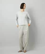 FMLAD19210 MICHEL KLEIN(ミッシェルクラン) [セットアップ対応]コージーパンツ ベージュ