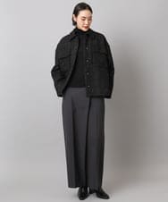 FMLAD21250 MICHEL KLEIN(ミッシェルクラン) ラップバレルパンツ ダークグレー