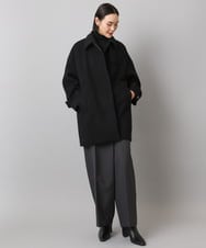 FMLAD21250 MICHEL KLEIN(ミッシェルクラン) ラップバレルパンツ ダークグレー