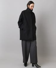 FMLAD21250 MICHEL KLEIN(ミッシェルクラン) ラップバレルパンツ ダークグレー