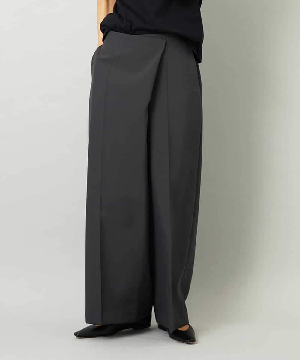 FMLAD21250 MICHEL KLEIN ラップバレルパンツ