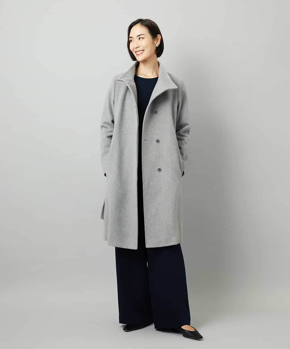 FMLAD25250 MICHEL KLEIN(ミッシェルクラン) [セットアップ対応]ワイドパンツ ネイビー