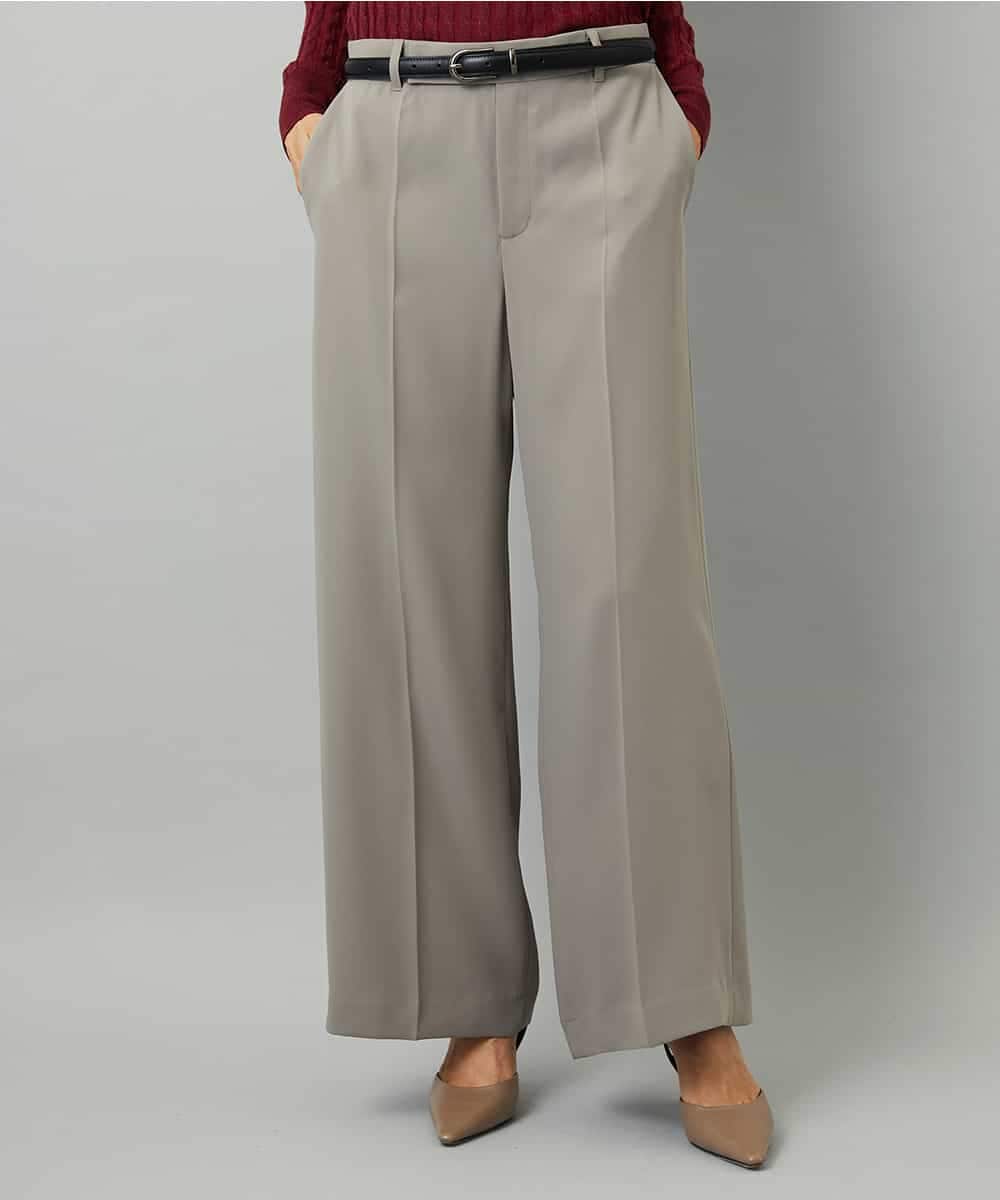 FMLAD25250 MICHEL KLEIN(ミッシェルクラン) [セットアップ対応]ワイドパンツ ネイビー