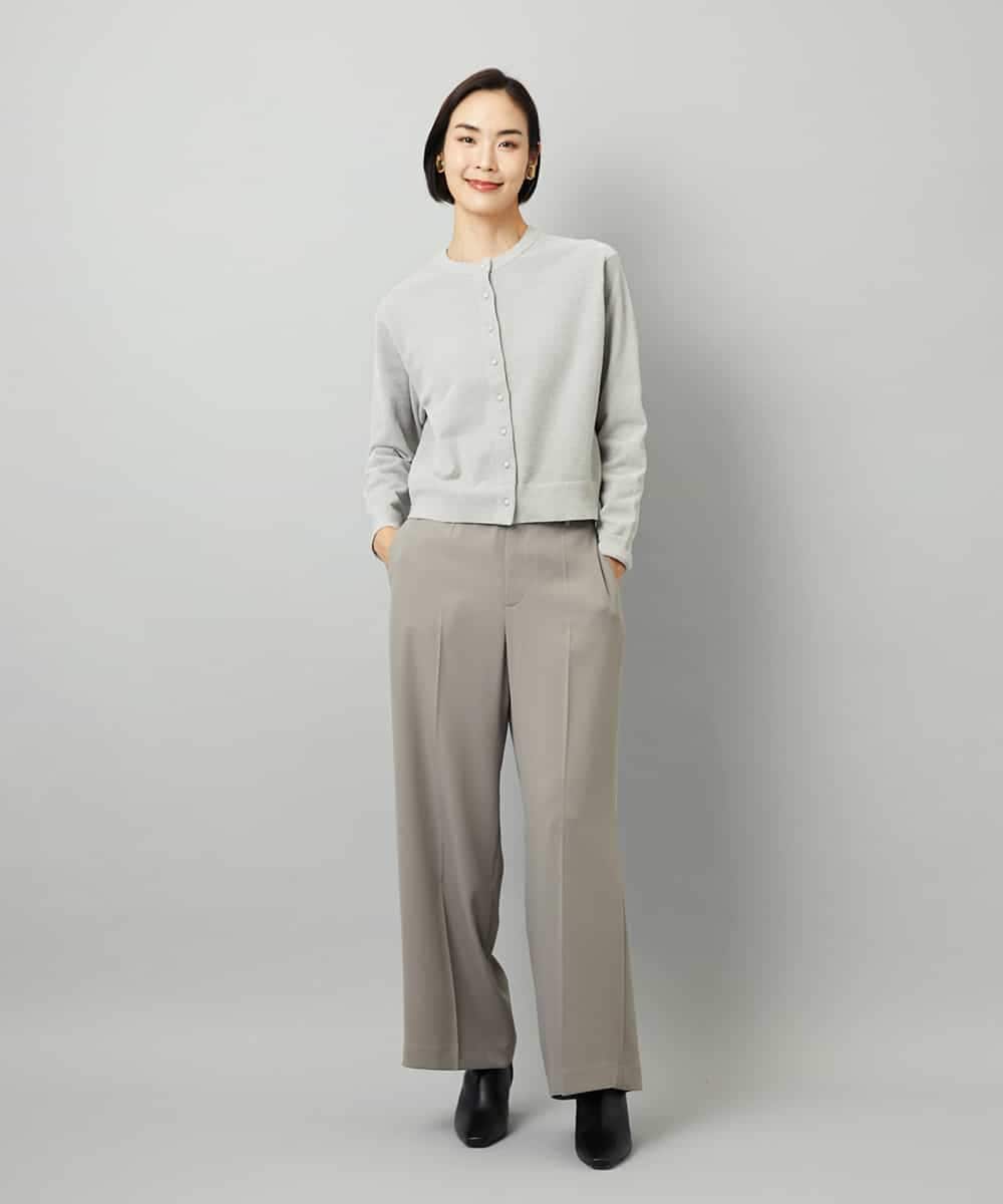 FMLAD25250 MICHEL KLEIN(ミッシェルクラン) [セットアップ対応]ワイドパンツ ネイビー