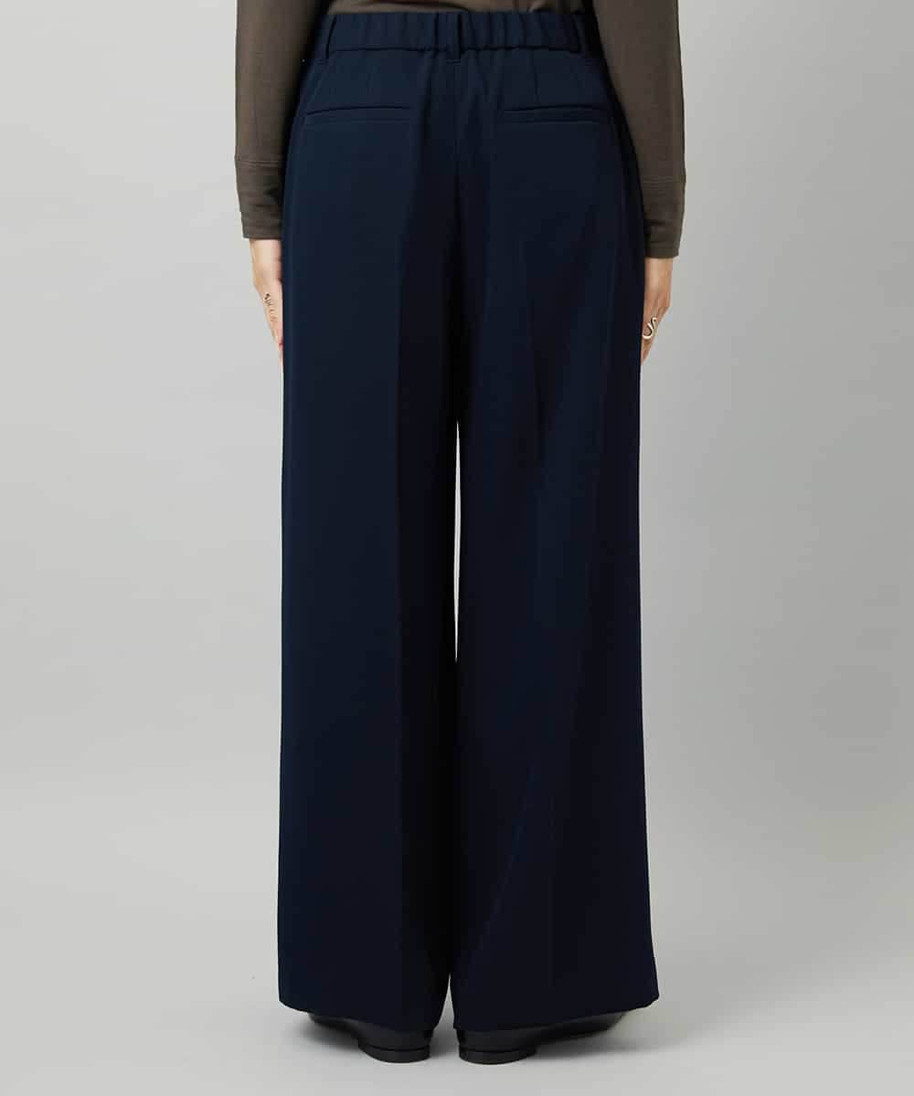 FMLAD25250 MICHEL KLEIN(ミッシェルクラン) [セットアップ対応]ワイドパンツ ネイビー