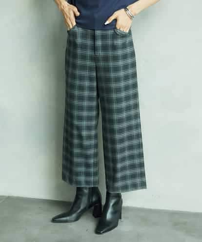 FMLAD28180 MICHEL KLEIN [定番人気]ストレッチ裏起毛ワイドパンツ