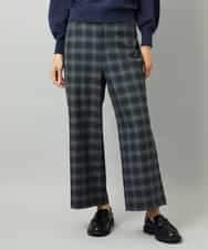 FMLAD28180 MICHEL KLEIN(ミッシェルクラン) [定番人気]ストレッチ裏起毛ワイドパンツ グレー