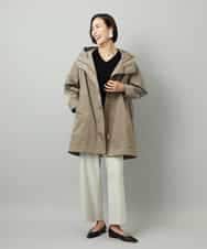 FMLAD28180 MICHEL KLEIN(ミッシェルクラン) [定番人気]ストレッチ裏起毛ワイドパンツ グレー