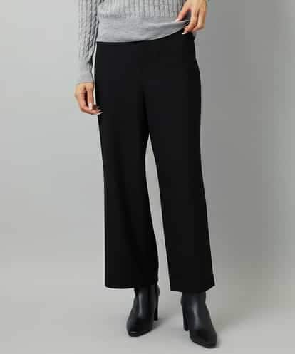 FMLAD28180 MICHEL KLEIN [定番人気]ストレッチ裏起毛ワイドパンツ