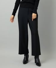 FMLAD30180 MICHEL KLEIN(ミッシェルクラン) ［定番人気/新色追加］裏起毛ワイドクロップドパンツ(機能素材) ベージュ