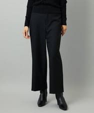 FMLAD30180 MICHEL KLEIN(ミッシェルクラン) ［定番人気/新色追加］裏起毛ワイドクロップドパンツ(機能素材) ベージュ