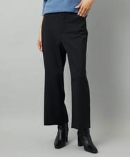 FMLAD30180 MICHEL KLEIN(ミッシェルクラン) ［定番人気/新色追加］裏起毛ワイドクロップドパンツ(機能素材) ベージュ