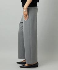 FMLAD30180 MICHEL KLEIN(ミッシェルクラン) ［定番人気/新色追加］裏起毛ワイドクロップドパンツ(機能素材) グレー