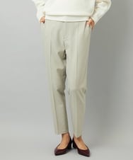 FMLAD31200 MICHEL KLEIN(ミッシェルクラン) ［定番素材］裏起毛ストレッチテーパードパンツ(機能素材) ベージュ