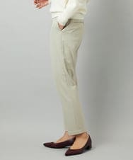 FMLAD31200 MICHEL KLEIN(ミッシェルクラン) ［定番素材］裏起毛ストレッチテーパードパンツ(機能素材) ベージュ