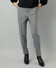 FMLAD31200 MICHEL KLEIN(ミッシェルクラン) ［定番素材］裏起毛ストレッチテーパードパンツ(機能素材) ベージュ