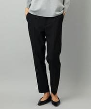 FMLAD31200 MICHEL KLEIN(ミッシェルクラン) ［定番素材］裏起毛ストレッチテーパードパンツ(機能素材) ベージュ