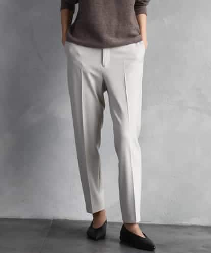 FMLAD31200 MICHEL KLEIN ［定番素材］裏起毛ストレッチテーパードパンツ(機能素材)